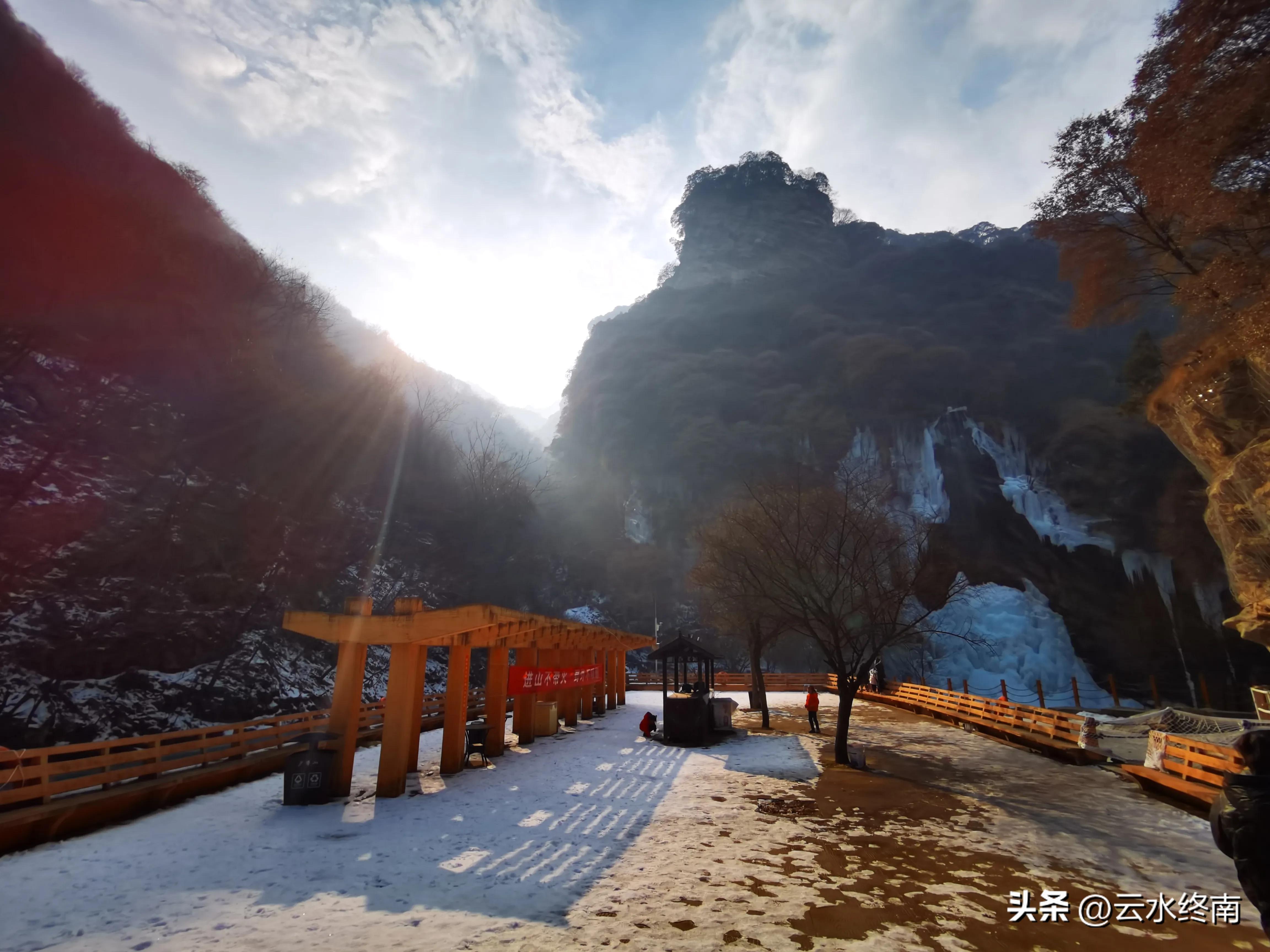 华山冰瀑旅游攻略,华山冰瀑风景区