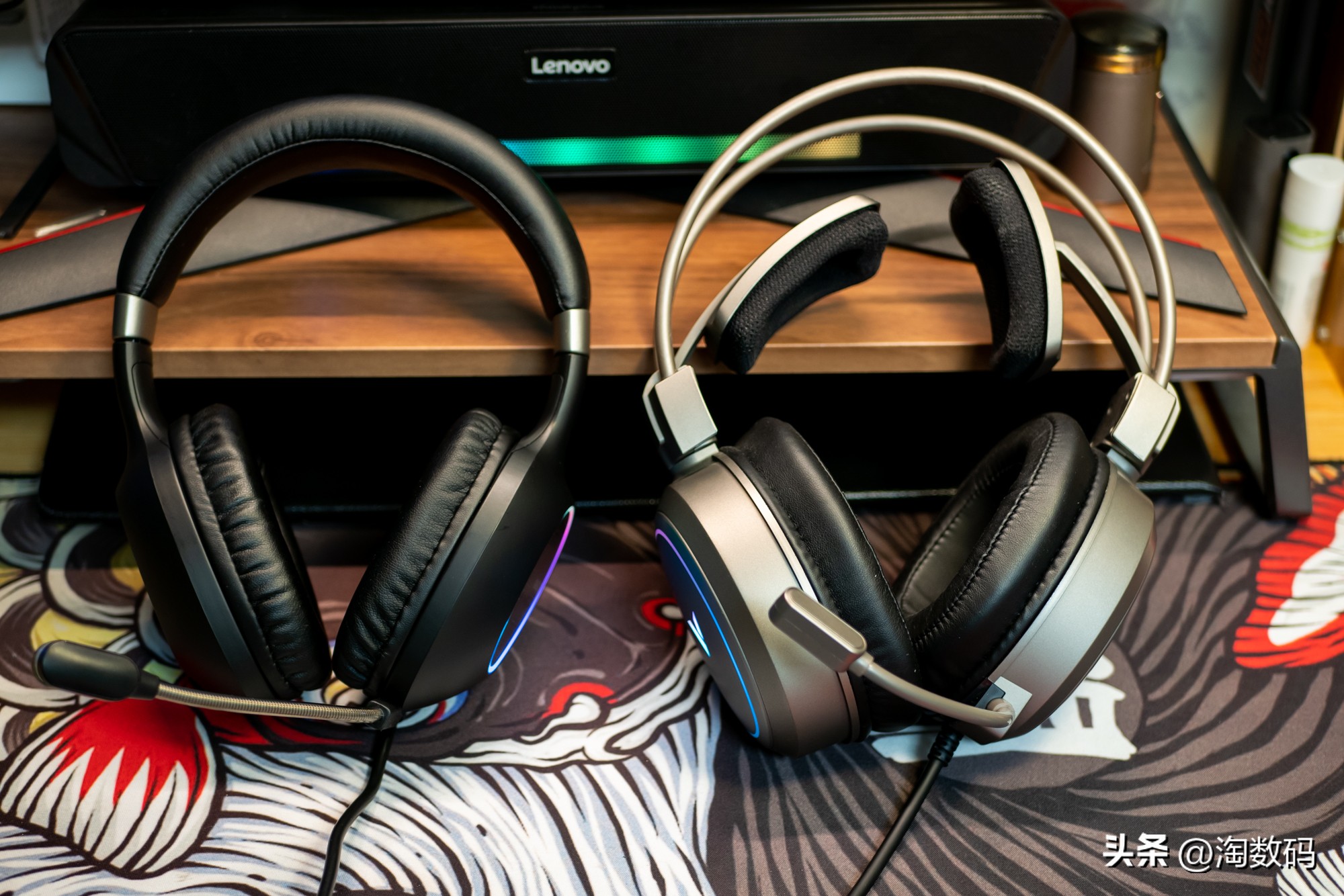 拒绝洋垃圾¥39入手RGB灯数字7.1虚拟声电竞游戏耳麦GH06开箱简评