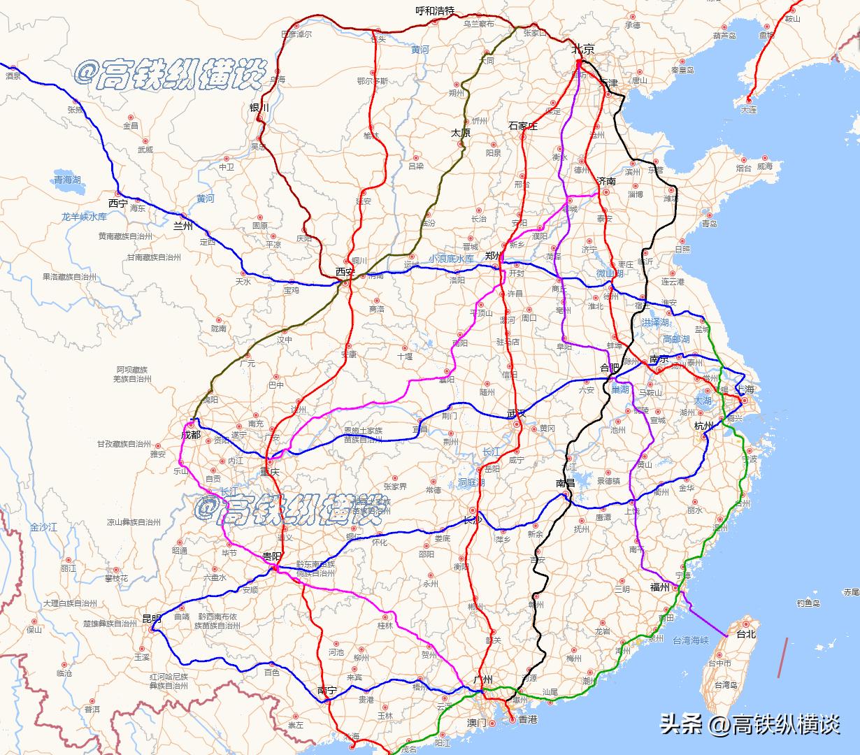 我国最繁忙的10条高铁线路,中国最繁忙的五条高铁线路