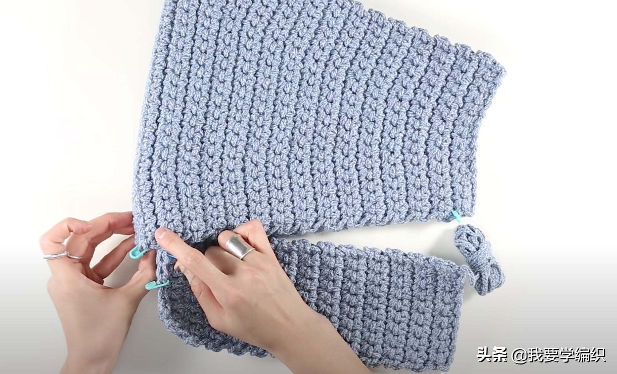 新手入门学钩小包,新手学钩包包视频教程