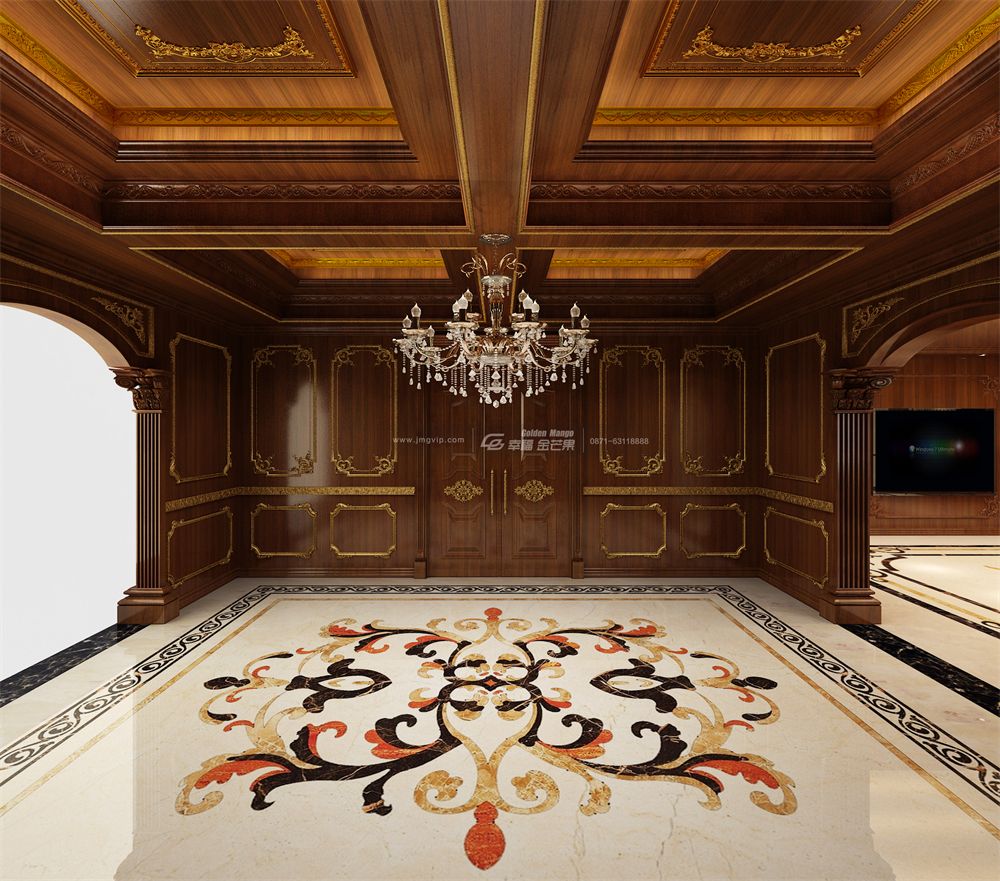 云南简约风办公室装修设计,昆明办公室装修中式风格效果图