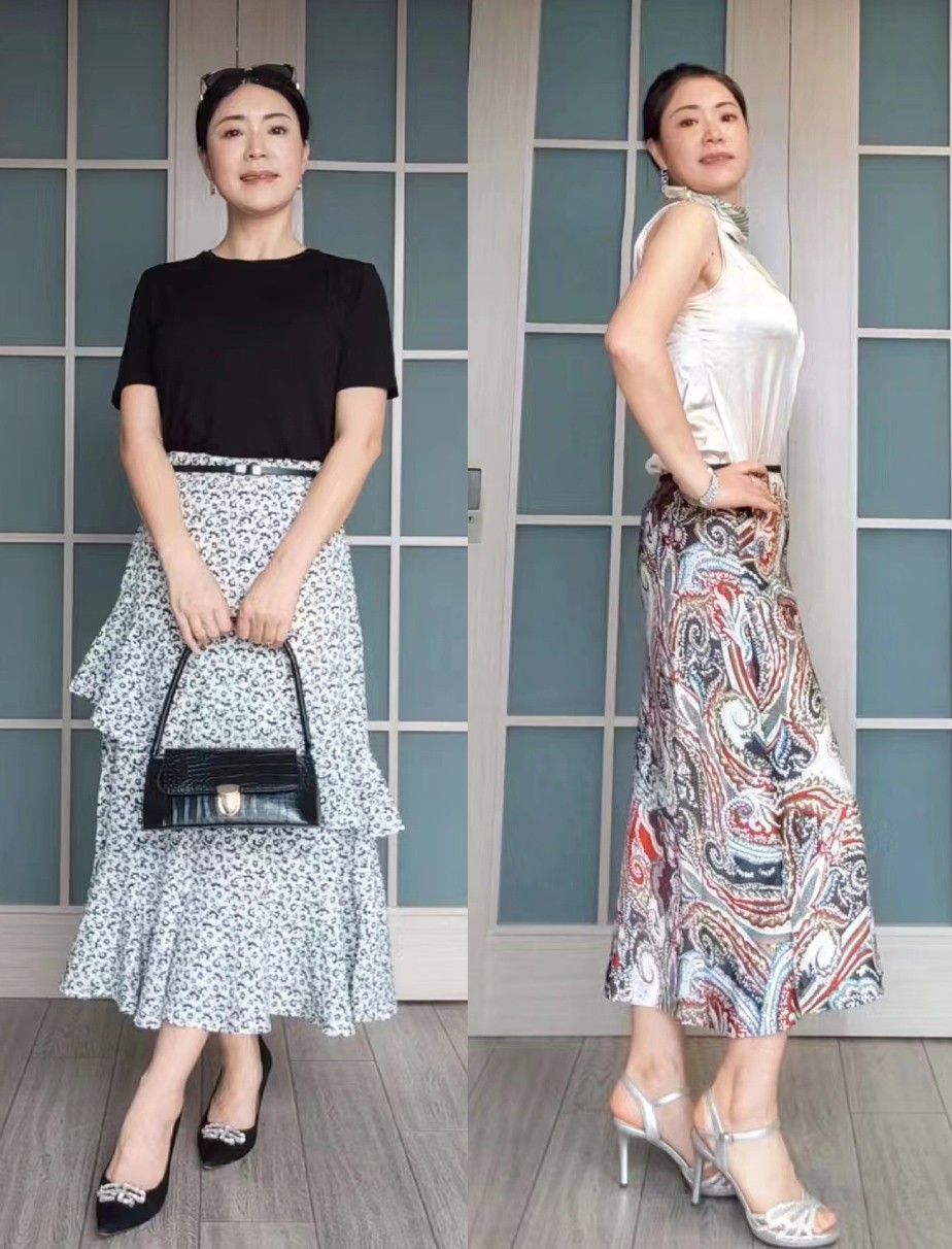 时尚穿搭风格40岁到50岁博主,50岁博主的穿搭减龄洋气又端庄