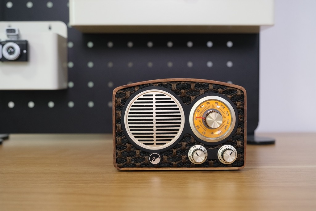 惠威MT1-Max复古网纹蓝牙音箱,swan惠威mt1-mini