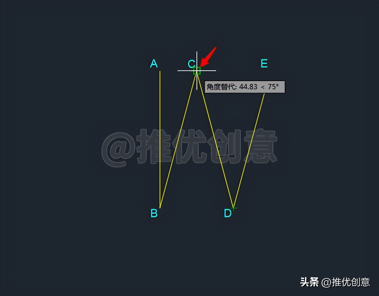 使用追踪定位、复制阵列绘制弹簧工程制图autocadcad教程CAD习题