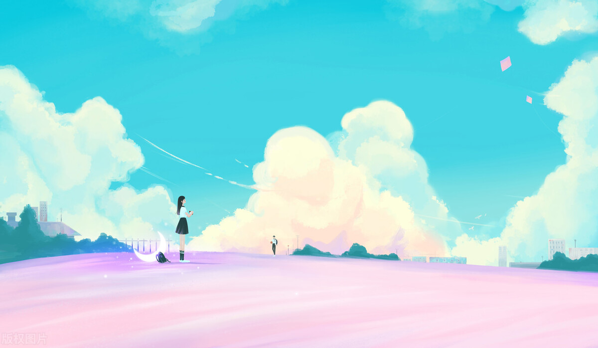 短篇小说#夕阳上的双影#