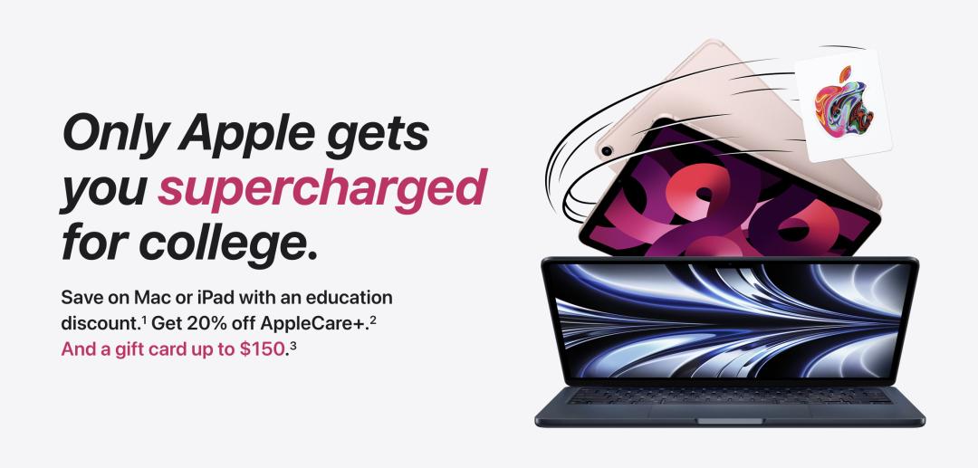 苹果「返校季」已在部分国家上线，送AirPods2或礼品卡