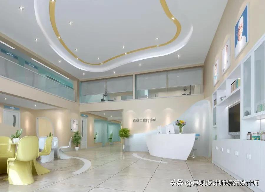 顶级口腔诊所设计图,120平口腔诊所设计案例
