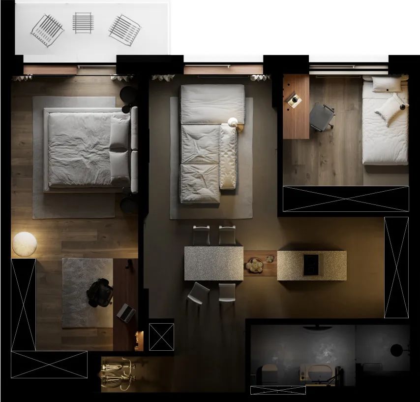 大平层设计，极简的新境界