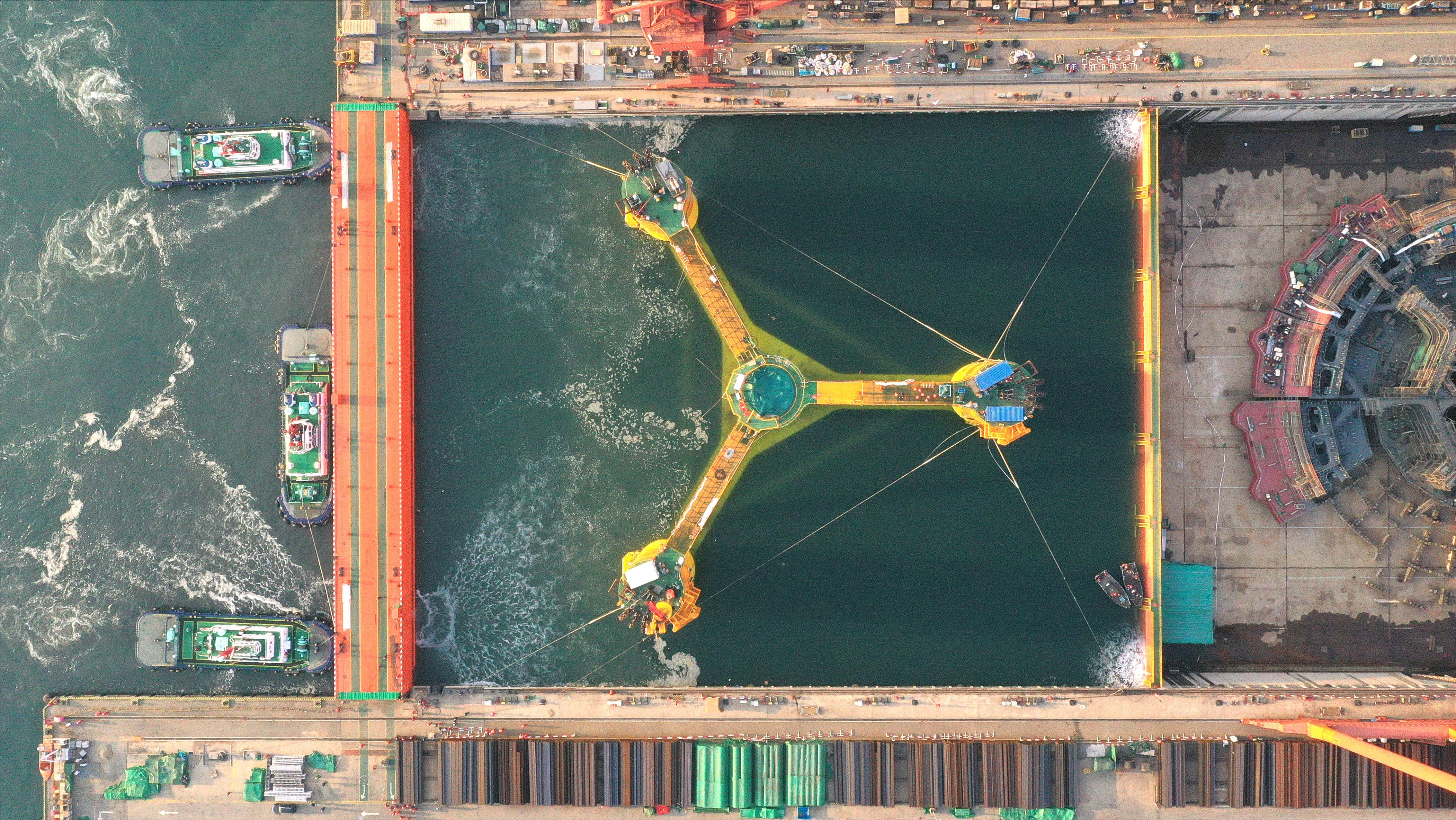 240多米的大风车,1米长的大风车