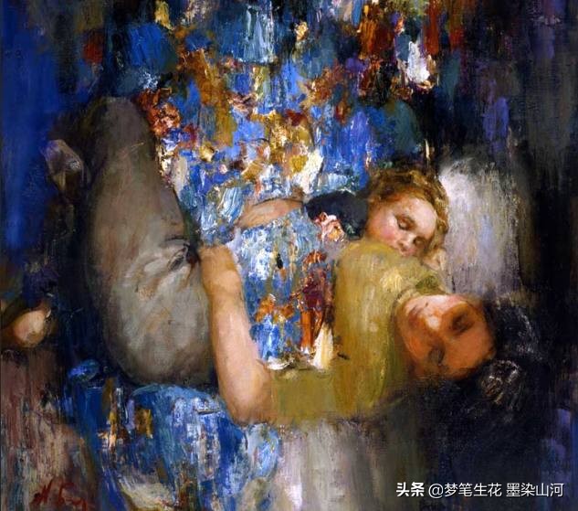 高清油画静物大师作品,欣赏超写实人物油画