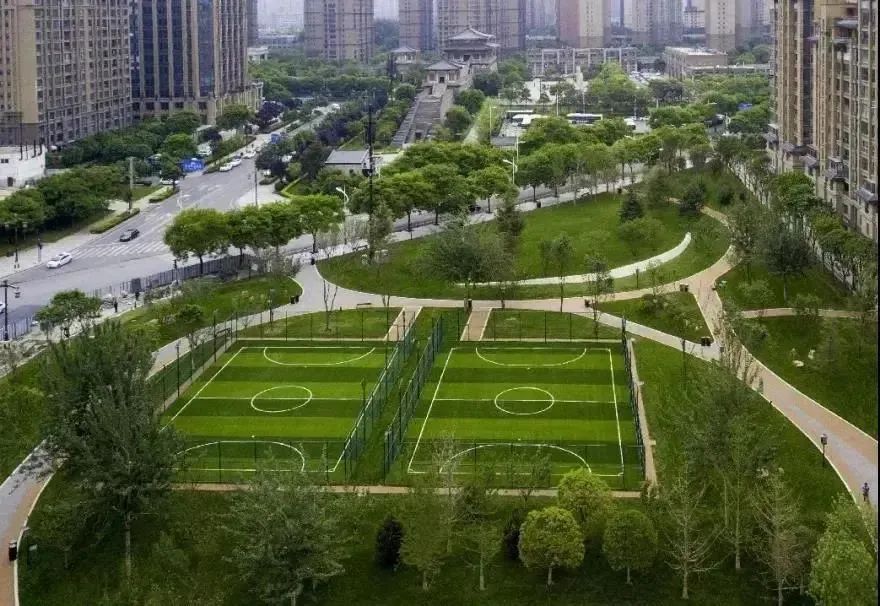 西安曲江运动公园健身,曲江周围户外运动