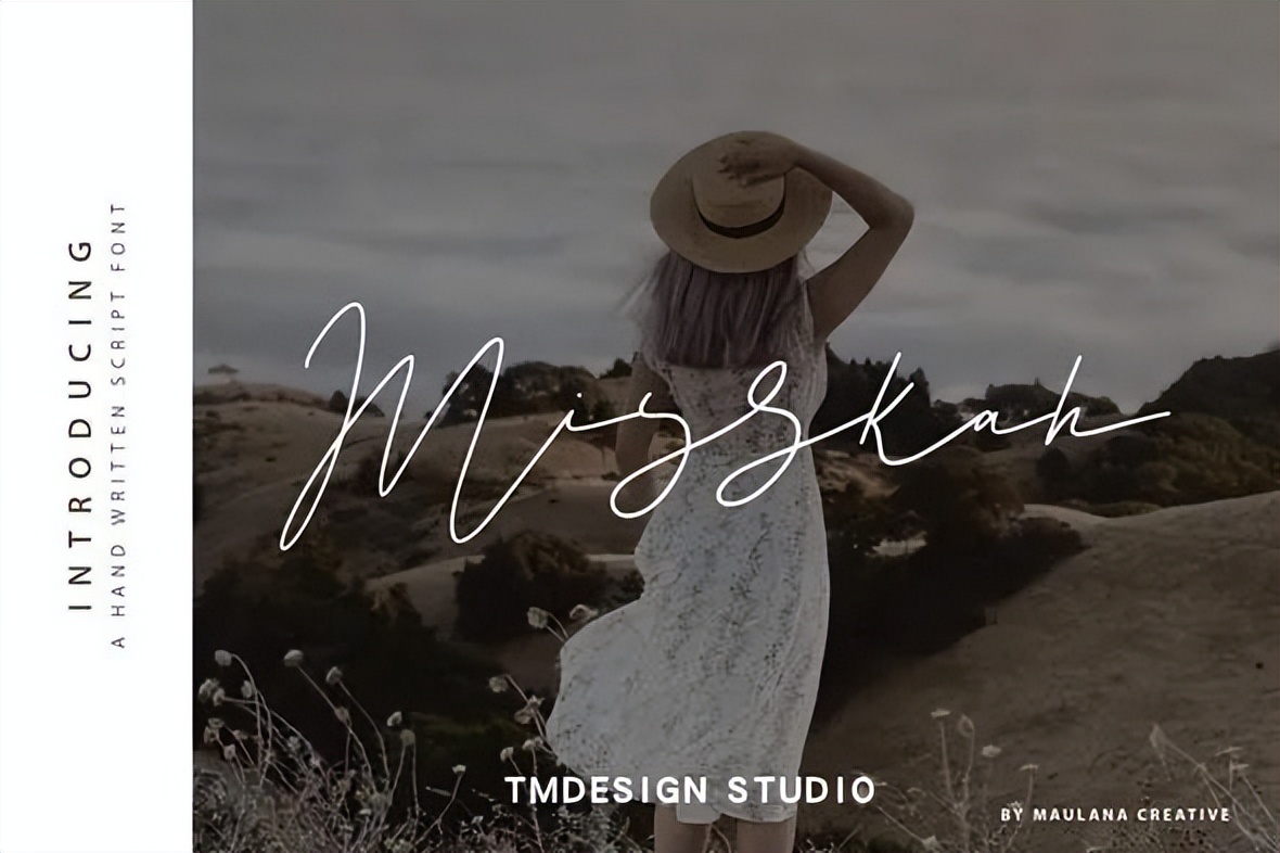 具有艺术感的英文字体推荐,6款极致优雅手写字体