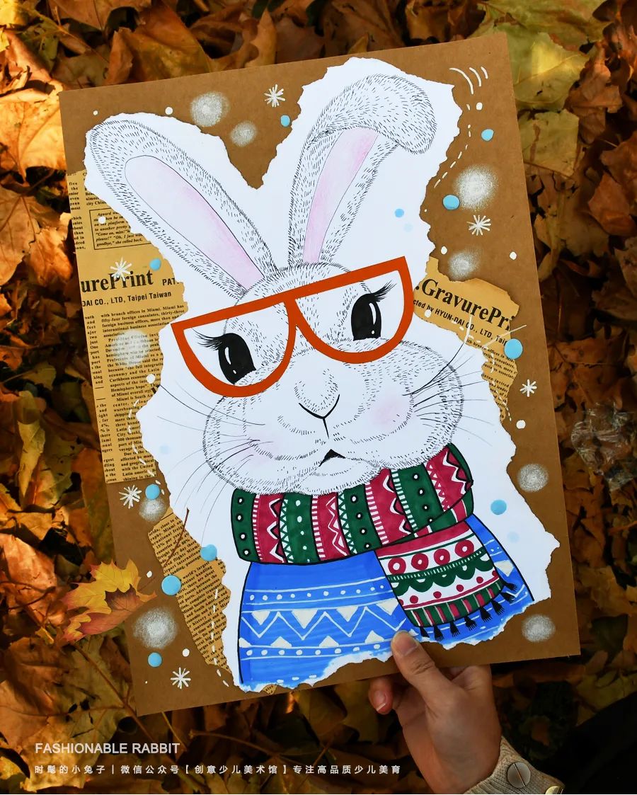 儿童画卡通小动物的步骤,儿童画创意兔子教案