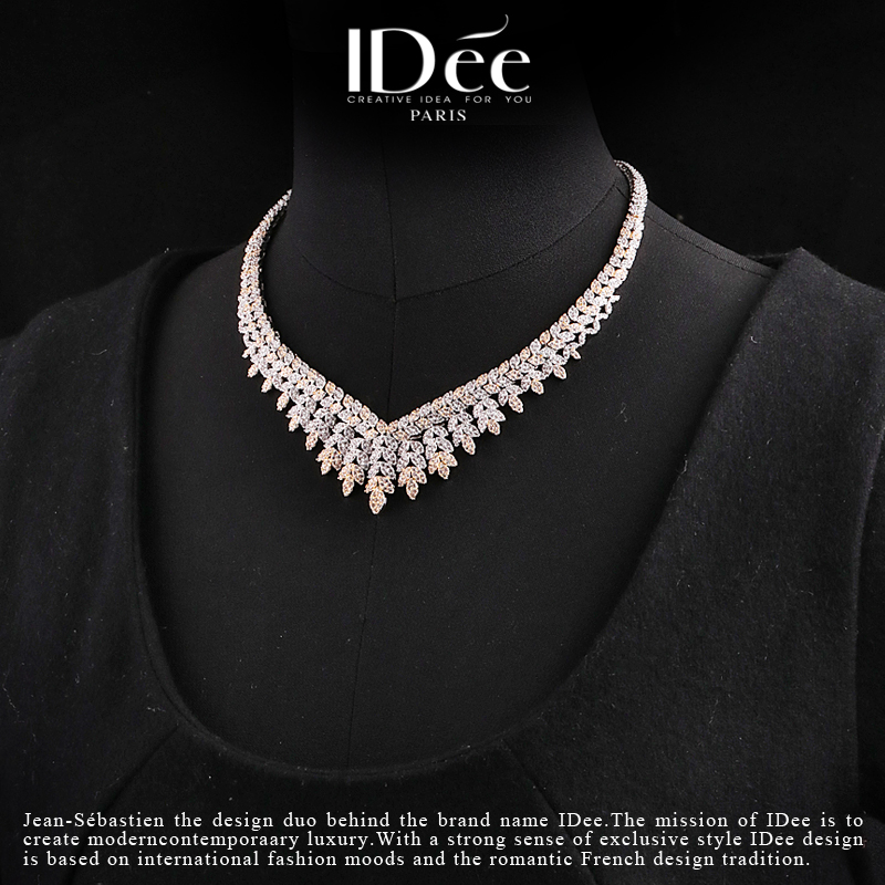 闪钻设计感气质轻奢s925项链,轻奢小众新款ins925银项链珍珠