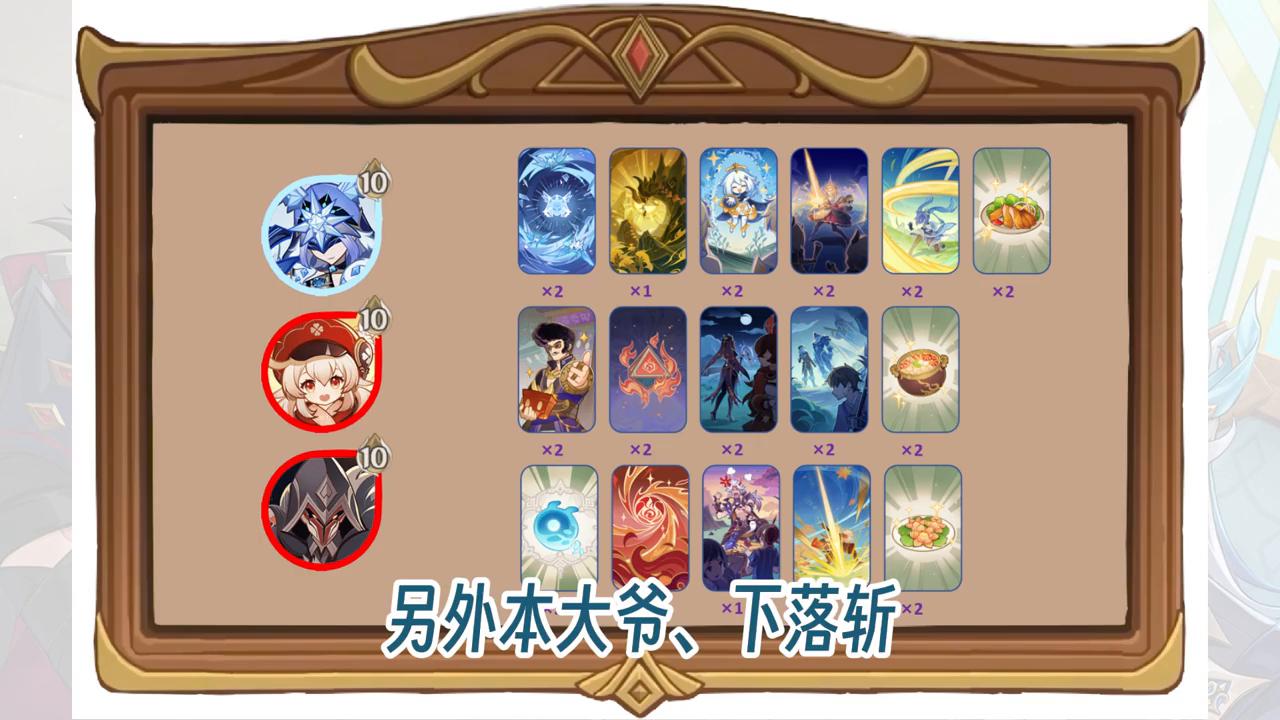 莱欧斯利融化圣遗物,莱欧融化队圣遗物