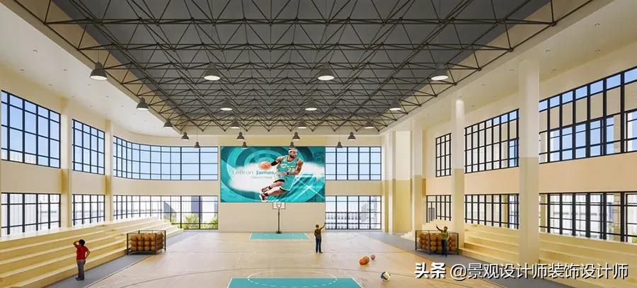 室内外篮球场设计案例效果图,室内篮球场设计视频