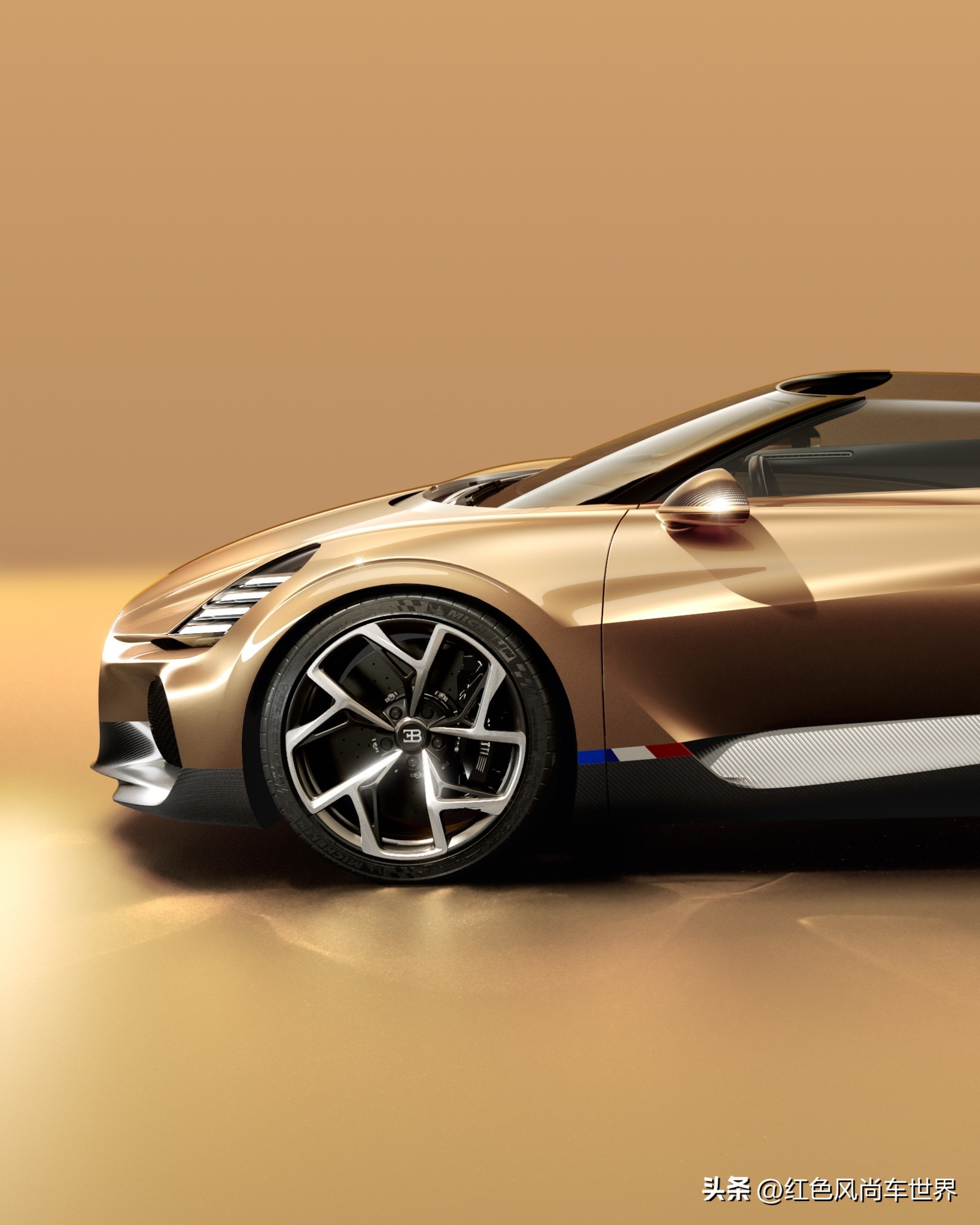 布加迪mistral银色,布加迪mistral跑车