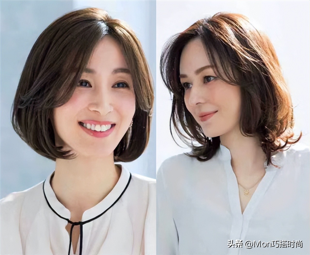 女生齐肩发型推荐长脸发量多,今年超火齐脖短发