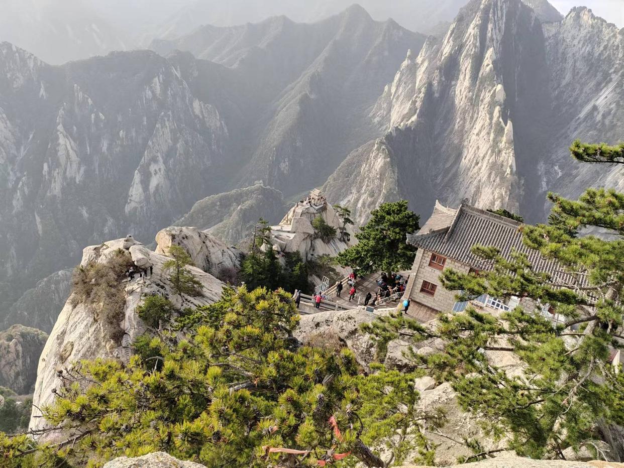 华山旅游攻略西上西下三日游路线,华山攻略一日游西上北下攻略