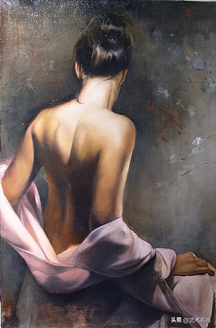 宫廷风少女油画,西方古典油画女油画家