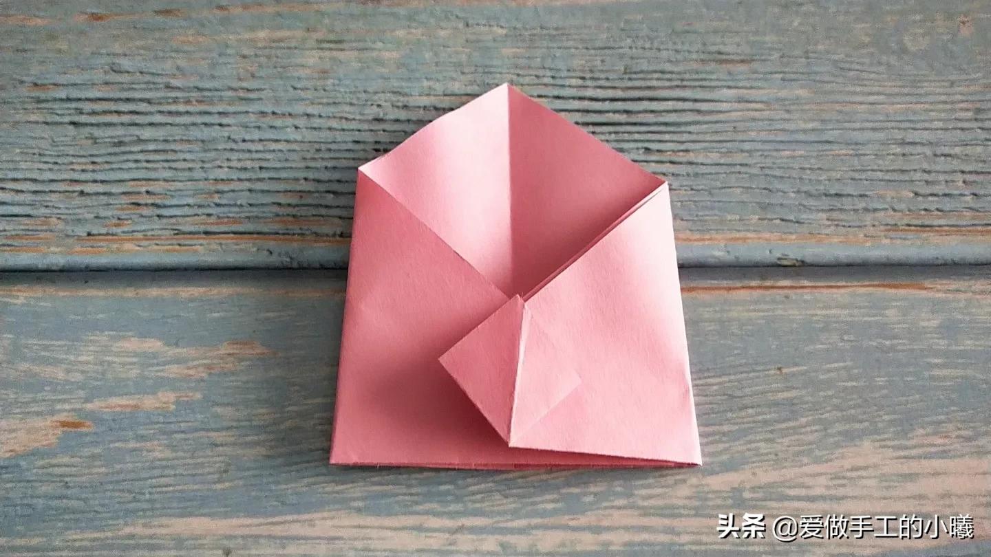 爱心信封折纸教程,爱心折纸信封