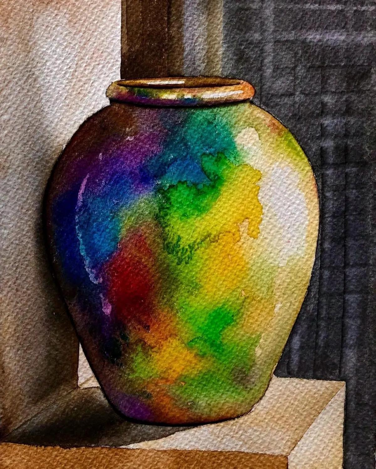 意大利画家水彩画,德国水彩画师作品欣赏