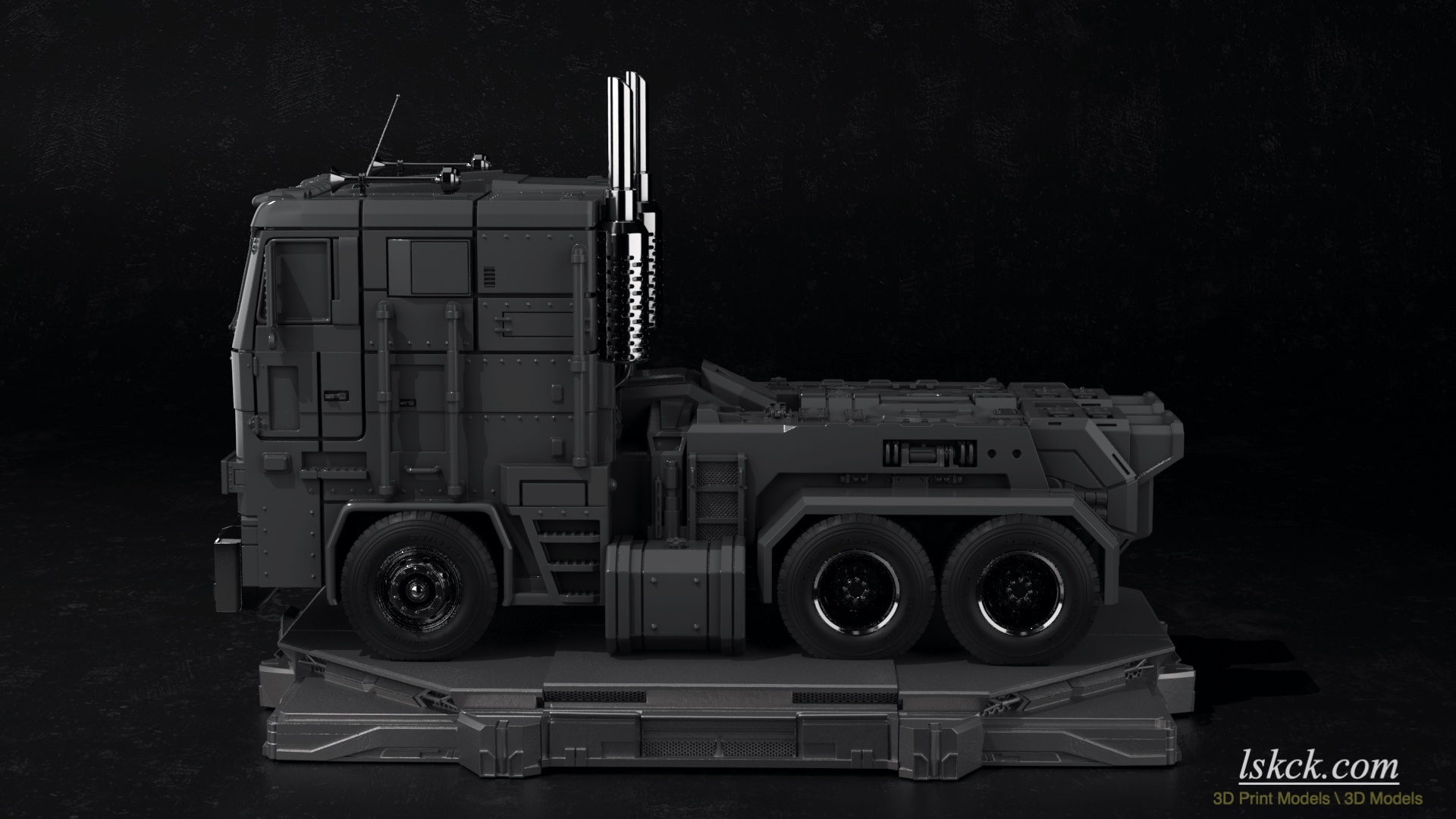 变形金刚3D打印模型,变形金刚擎天柱天火合体模型