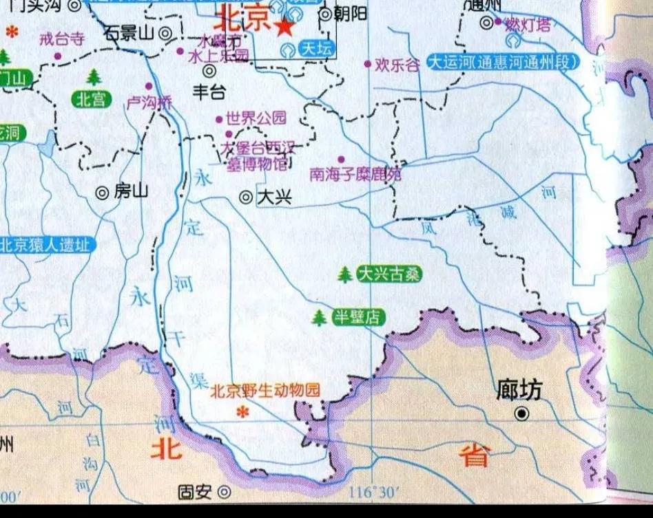 北京大兴附近旅游城市,中国旅游地图打卡