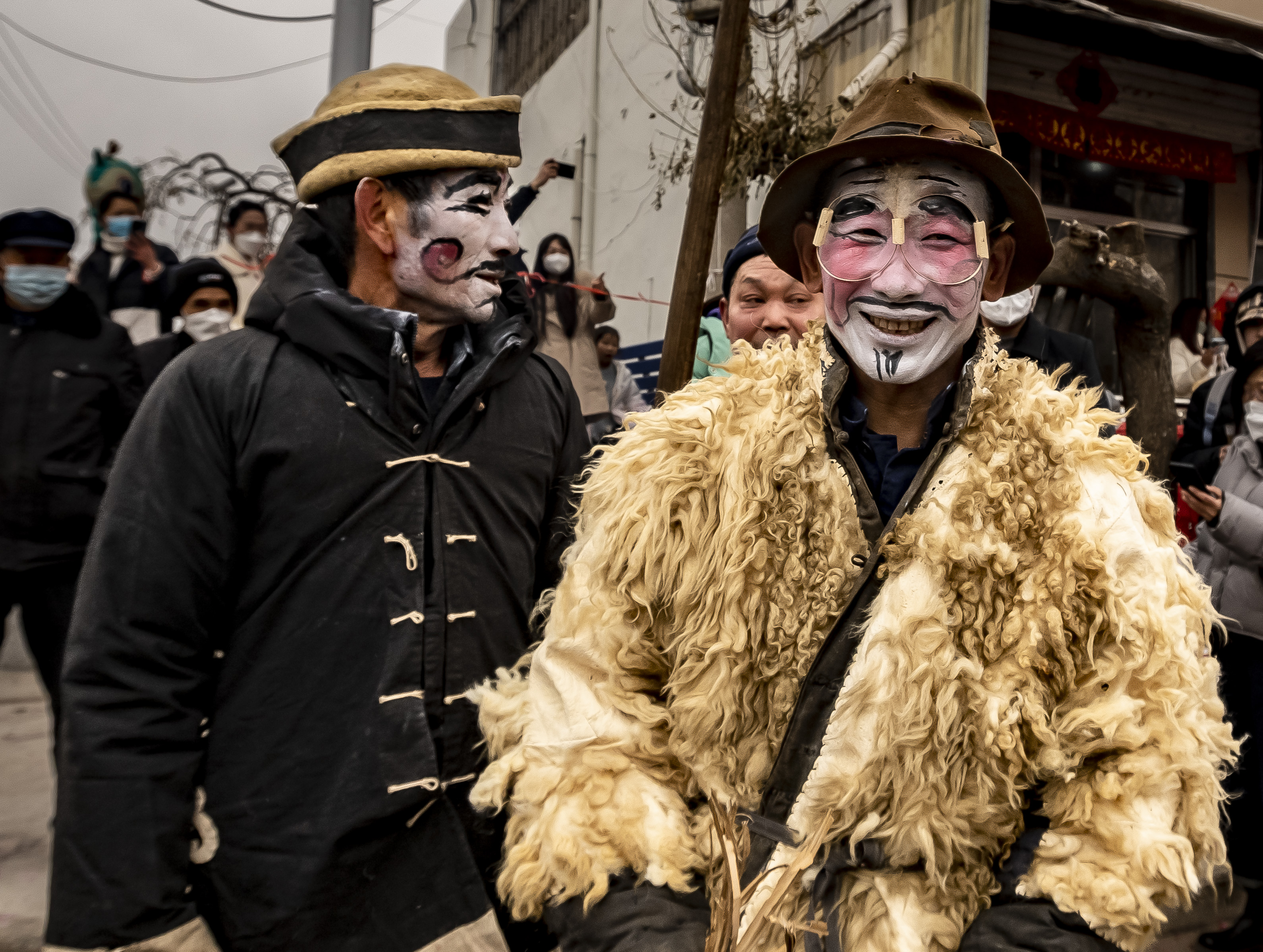沂水大峪送火神时间,大峪村送火神舞狮
