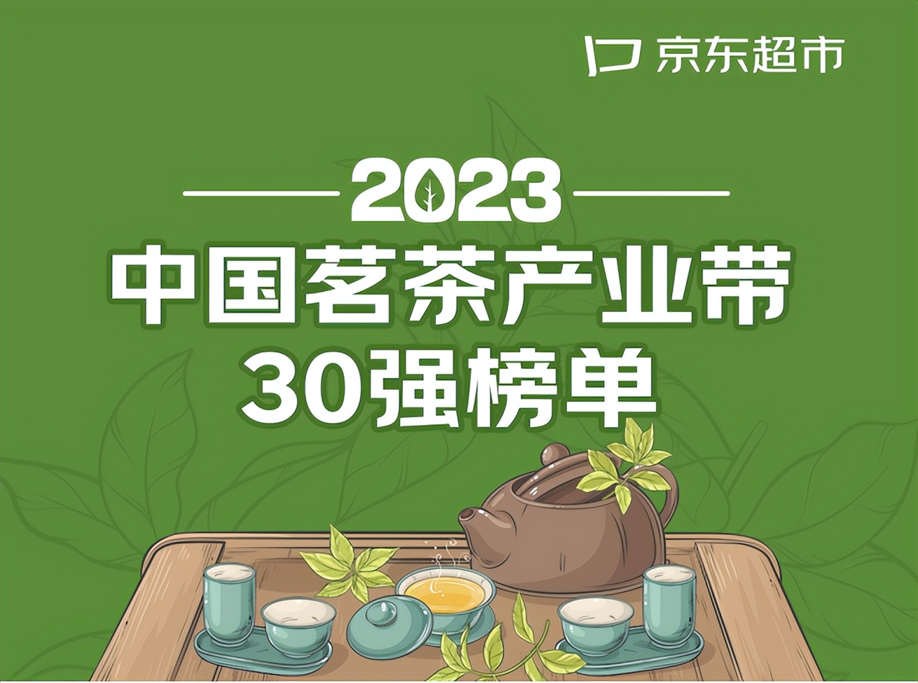 《2023中国茗茶产业带TOP30榜》发布：福建金骏眉、正山小种、铁观音、白毫银针包揽前四强