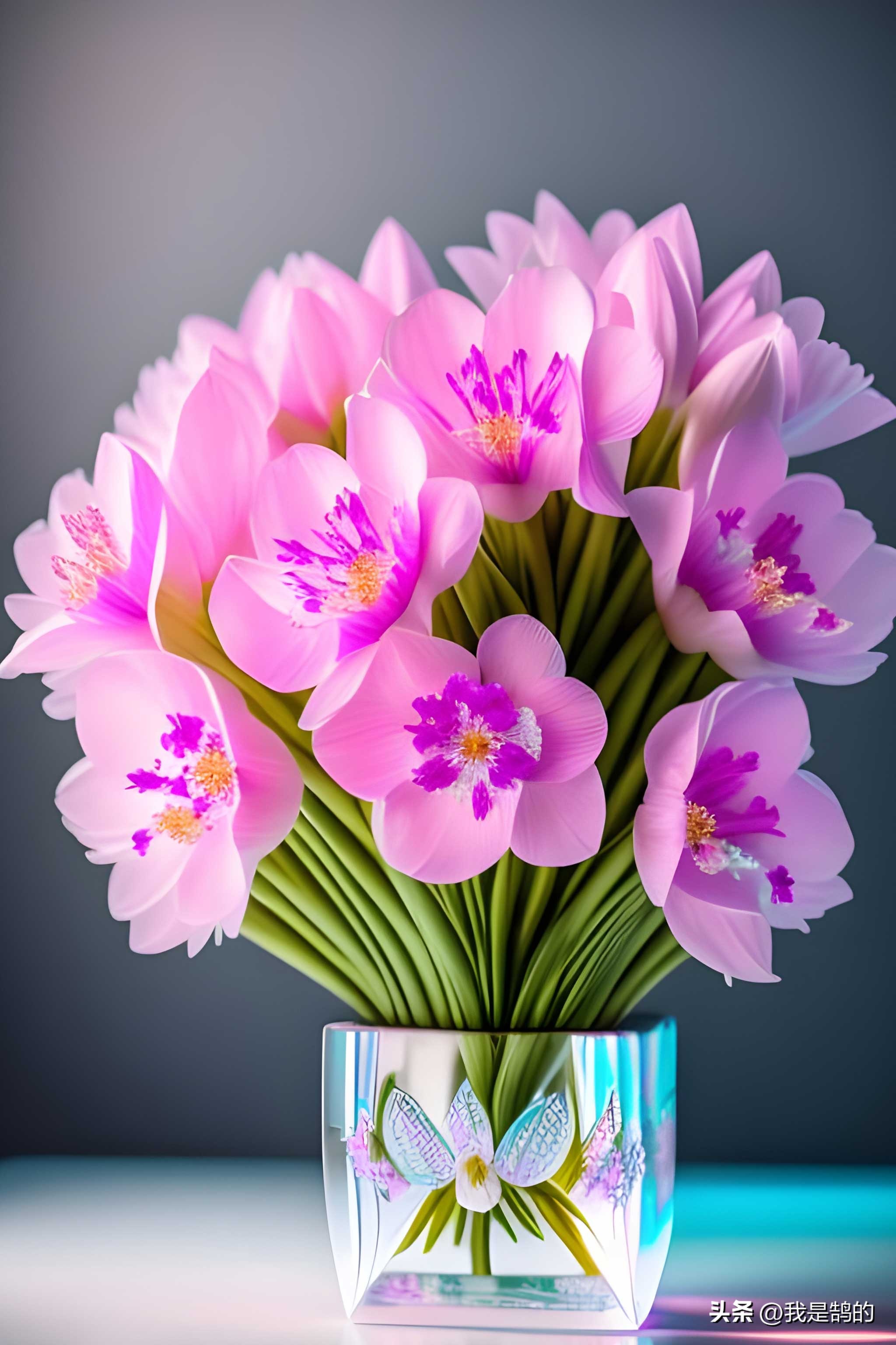 别具一格的水晶花图片,晶莹剔透的水晶花