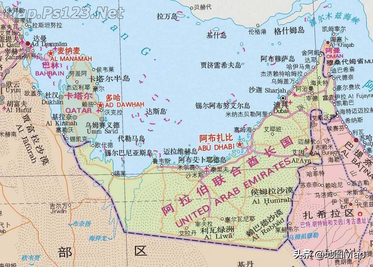 三分钟了解阿拉伯联合酋长国,阿联酋七个酋长国讲解
