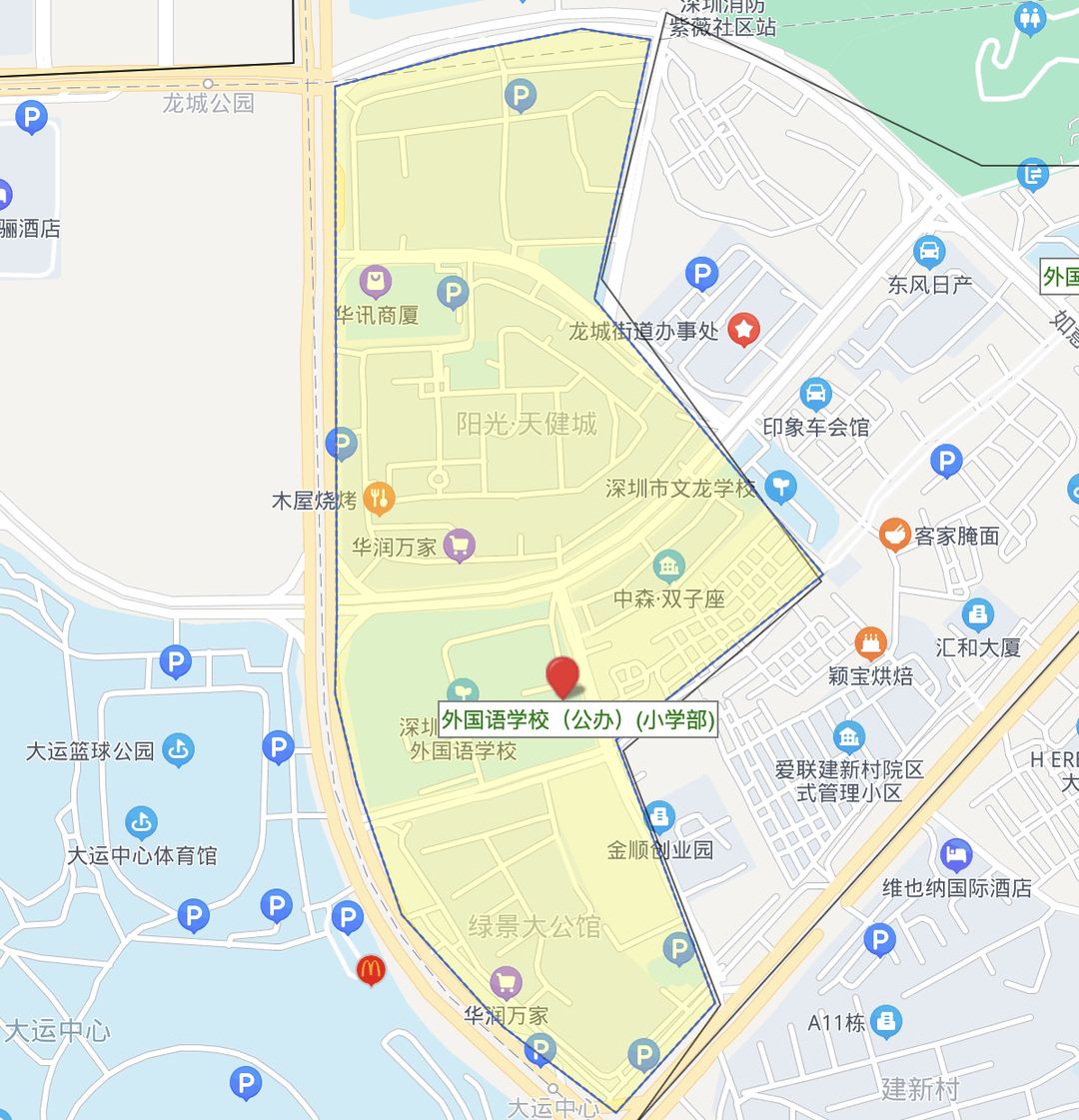 深圳深中龙岗初级中学学区划分,深圳龙岗同乐社区初中学区划分图