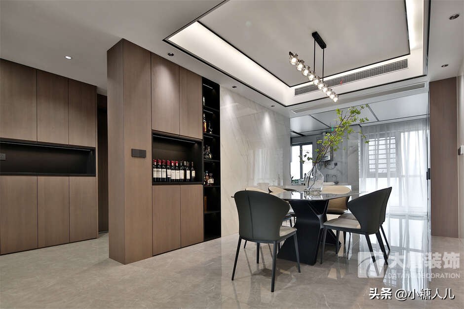 株洲装修设计：美的城240㎡现代风格大平层装修实景赏析