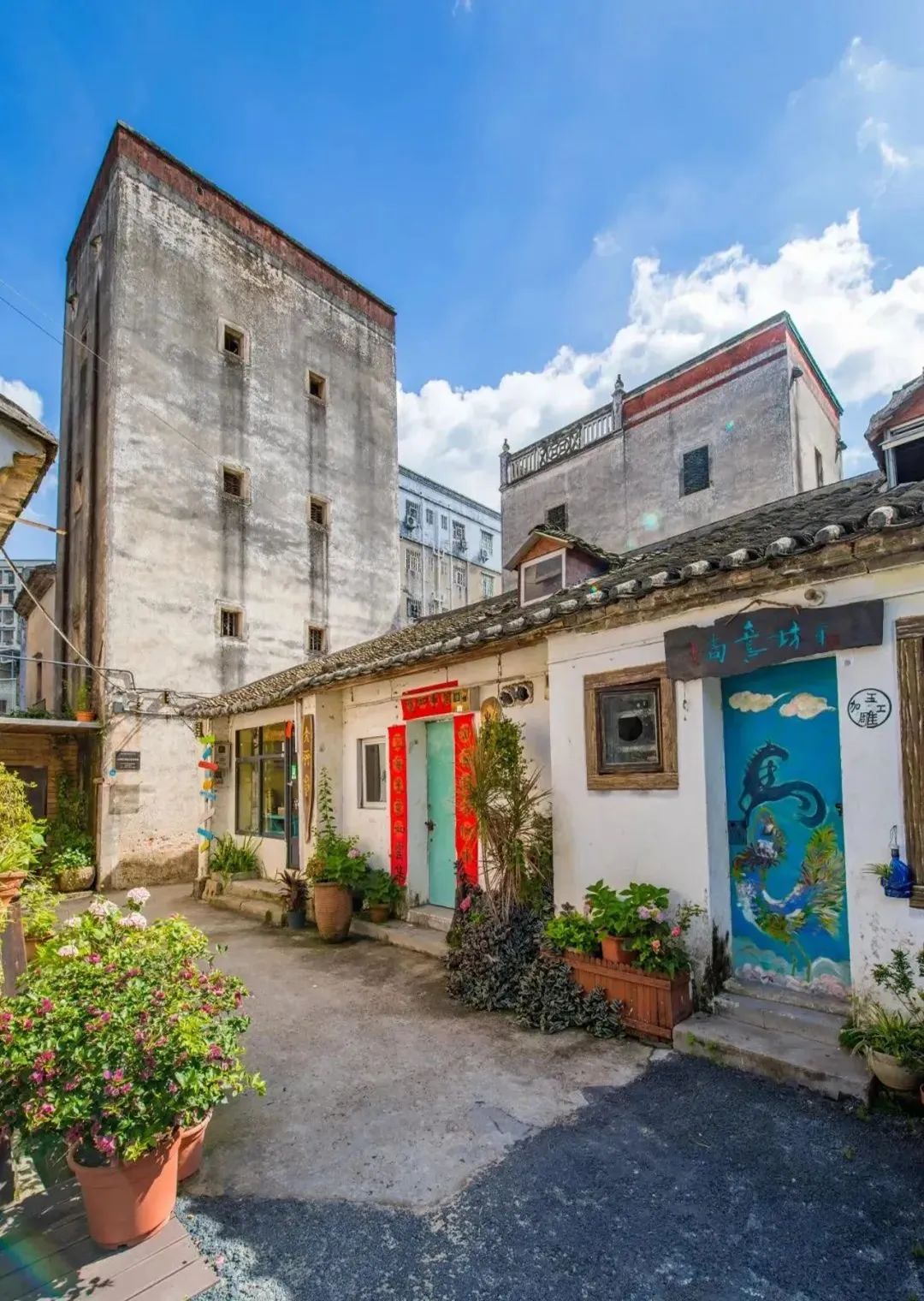 深圳美丽的古村落,网红古村落风景