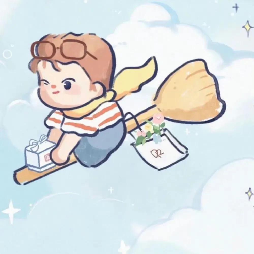 可可爱爱的情侣头像一人一张,对象不是人的情侣头像