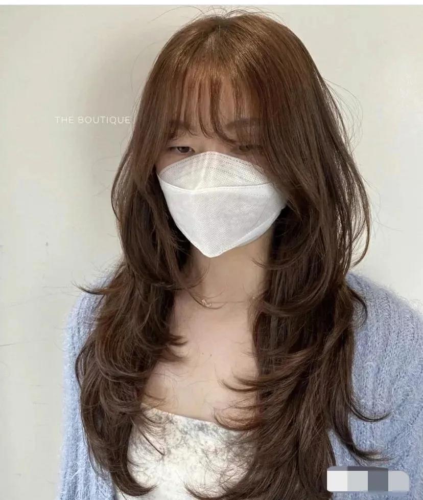 中长发高层次烫发中年人,高层次中长发发型烫发教程