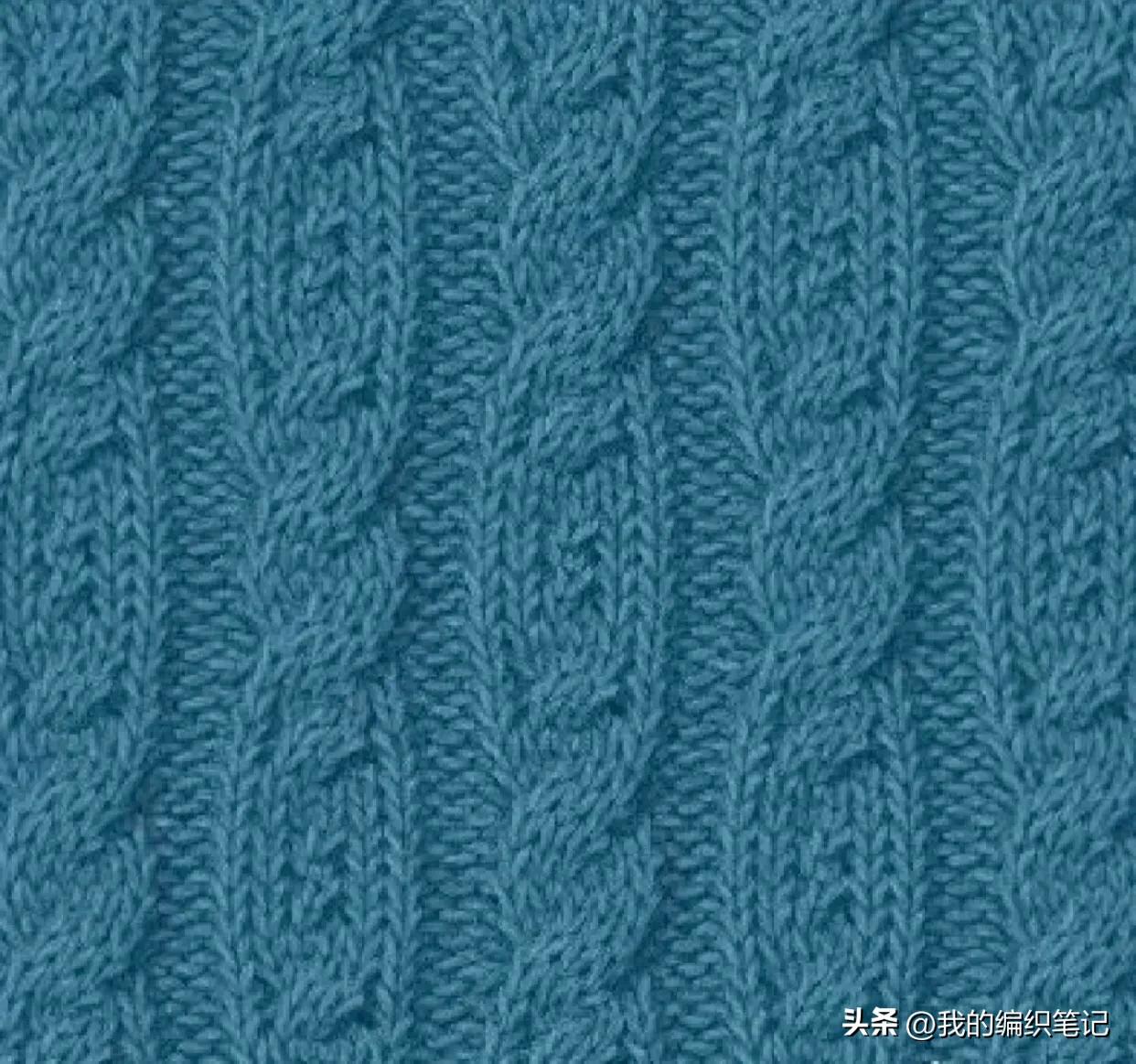 非常实用的棒针编织花样图解图片,编织棒针花样全教程