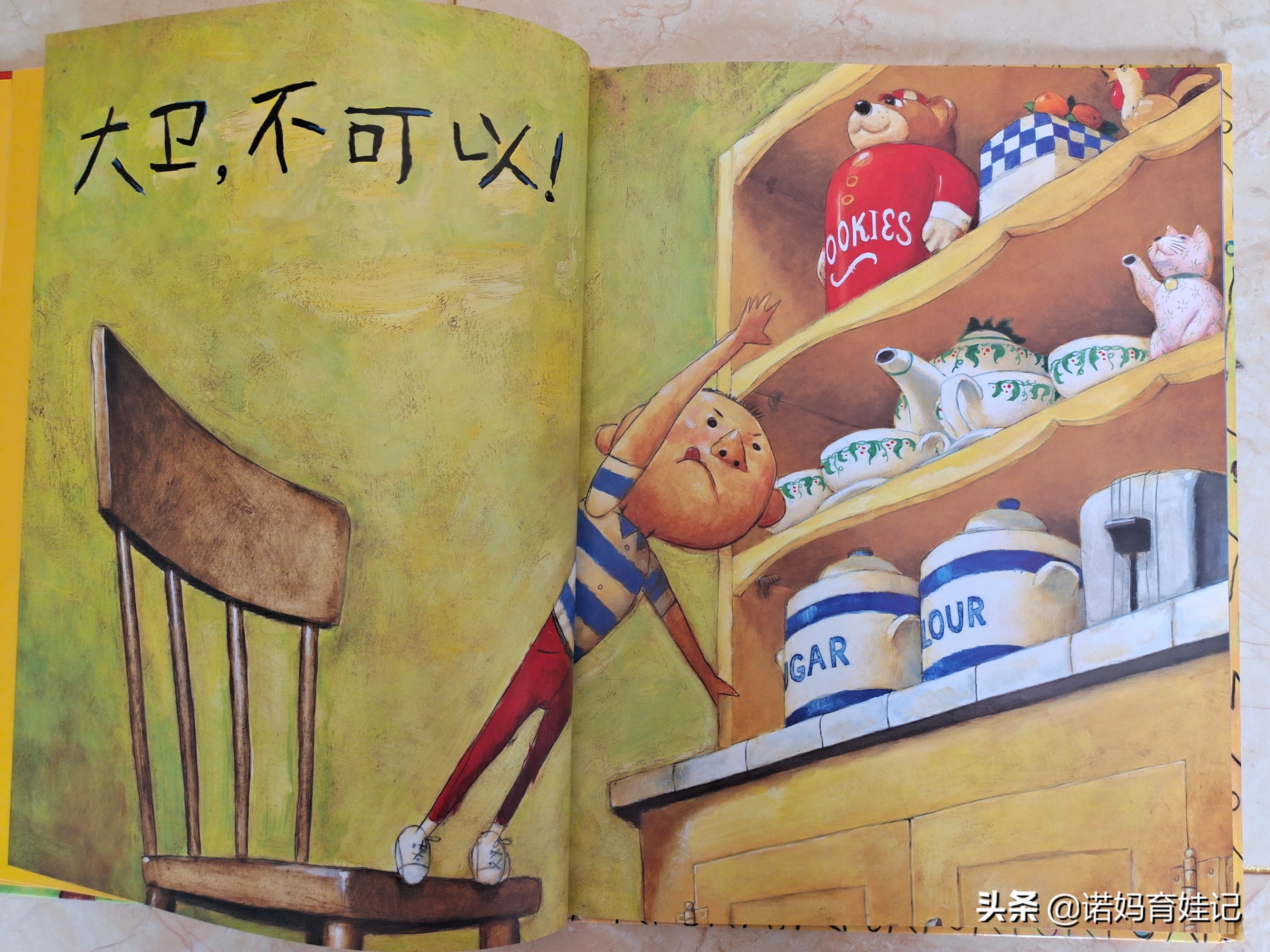 小孩看大卫系列书,大卫不可以绘本怎么陪孩子阅读