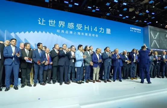 天津车展长城汽车展台,长城汽车国内和海外车展