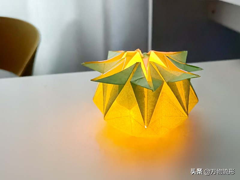 环保创意手工莲花灯,精美纸灯手工制作