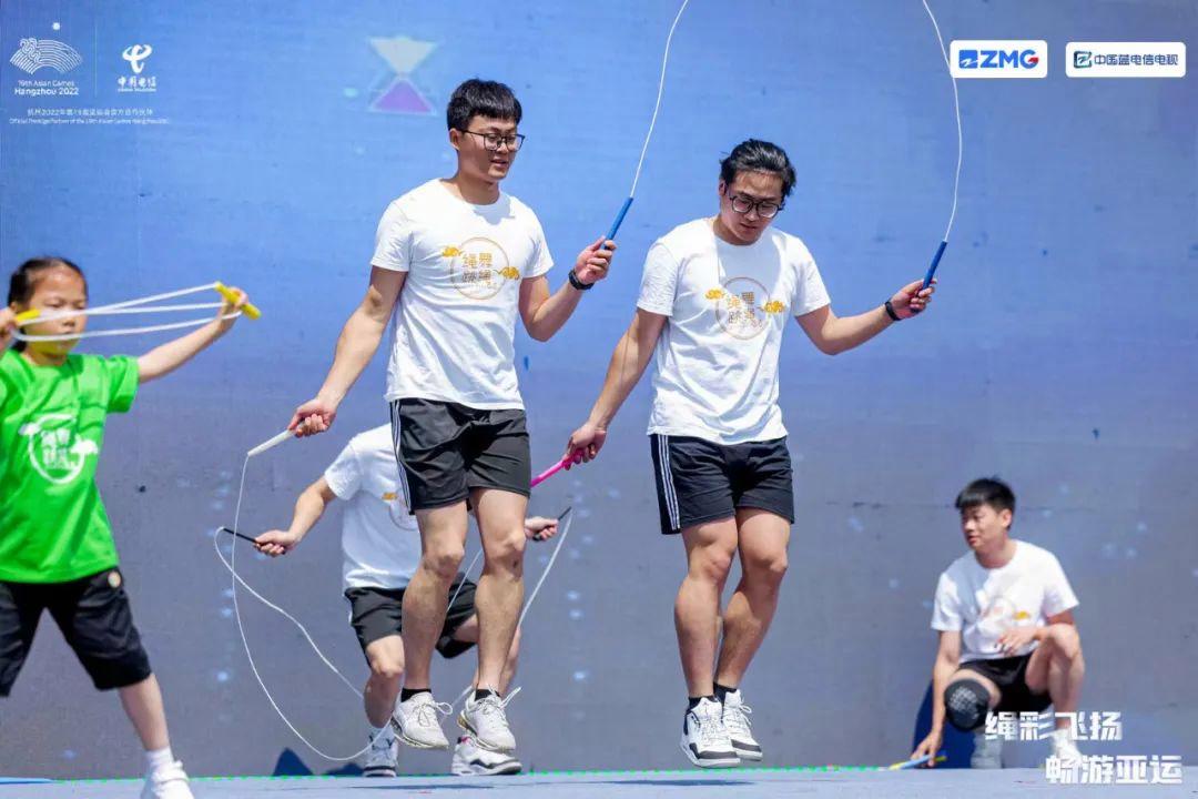 绳彩飞扬跳绳亲子运动会,朔州路街道举行绳采飞扬跳绳大赛