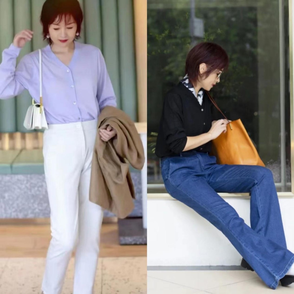 从不穿老年装这样穿更时髦高级,女人老了也别急着穿老年装