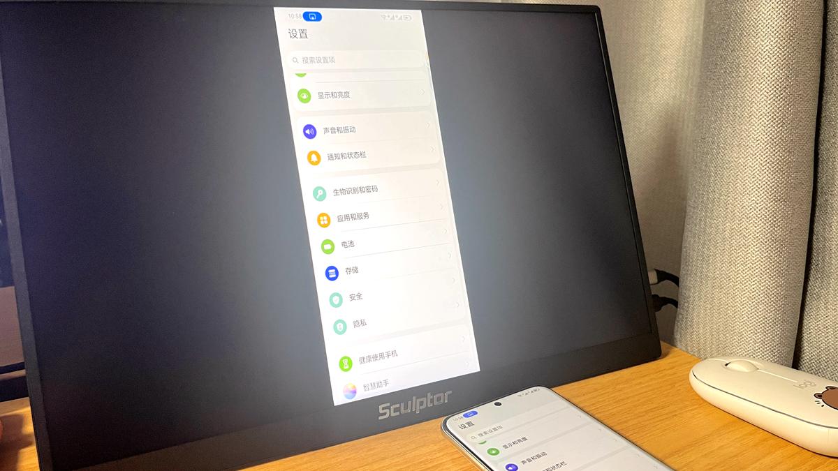 雕塑家便携显示器15.8英寸便携屏,雕塑家4k便携显示器连电脑