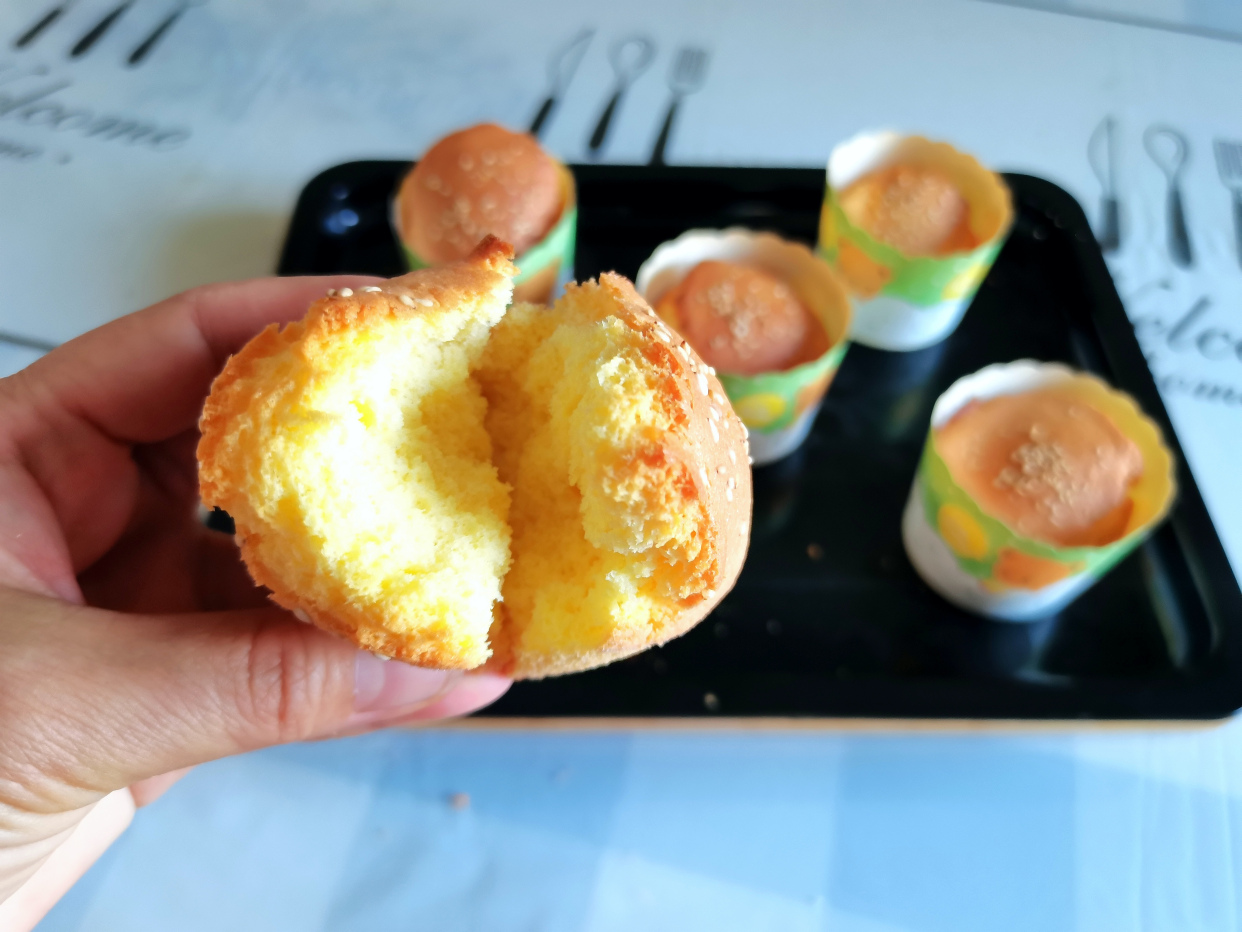 普通鸡蛋面粉做的老式无水蛋糕,老奶油蛋糕无面粉