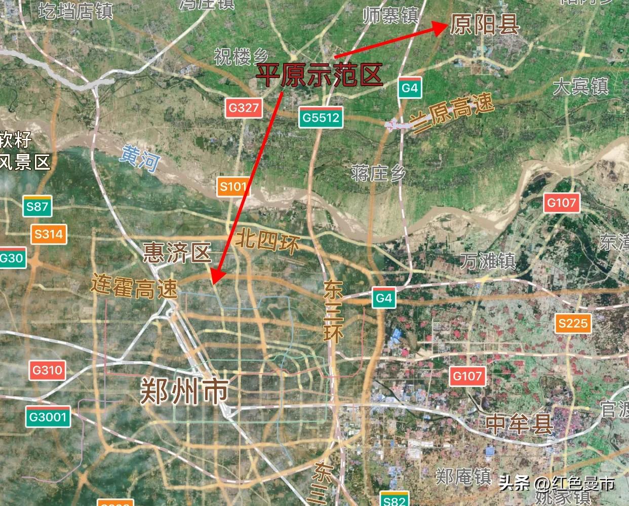 新乡市原阳县未来规划,新乡平原新区三大布局