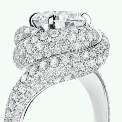 全网女生都爱的玫瑰花戒指,卡地亚钻戒款式