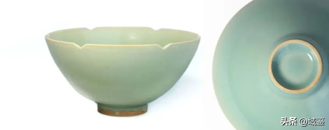 远山含翠美不胜收！明永乐翠青釉VS南宋龙泉窑...