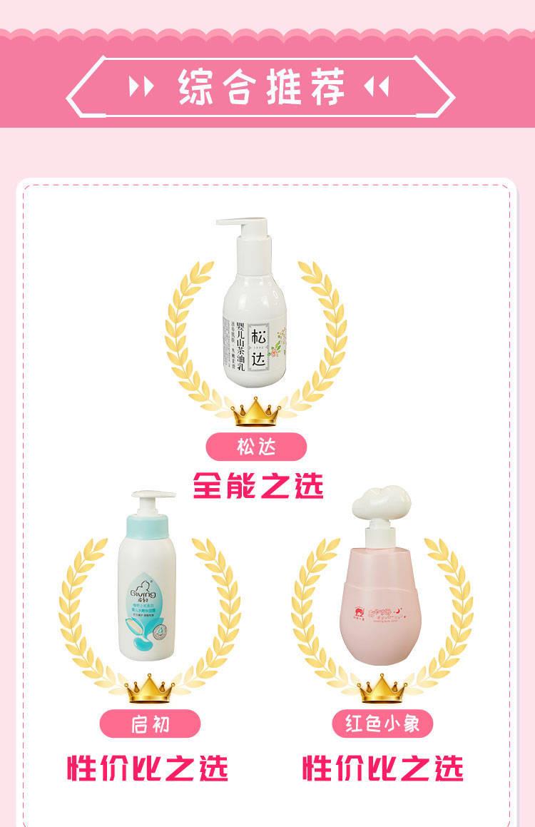 润肤露婴儿测评,儿童润肤露真实测试