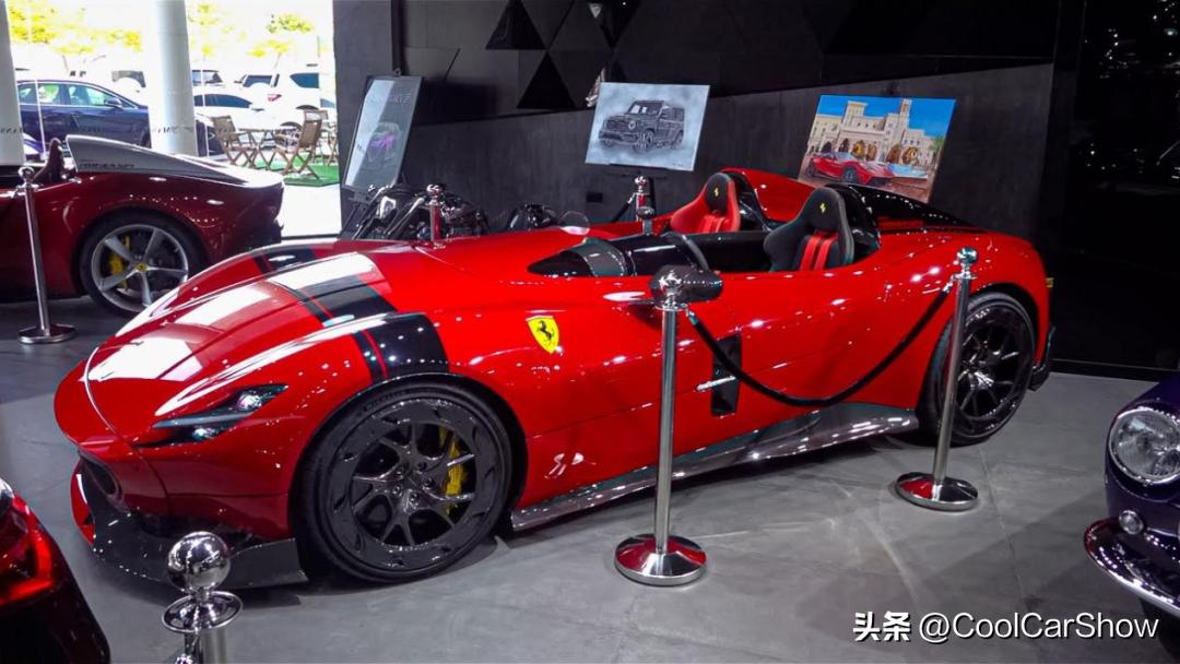 法拉利经典限量版跑车,法拉利经典车型monza